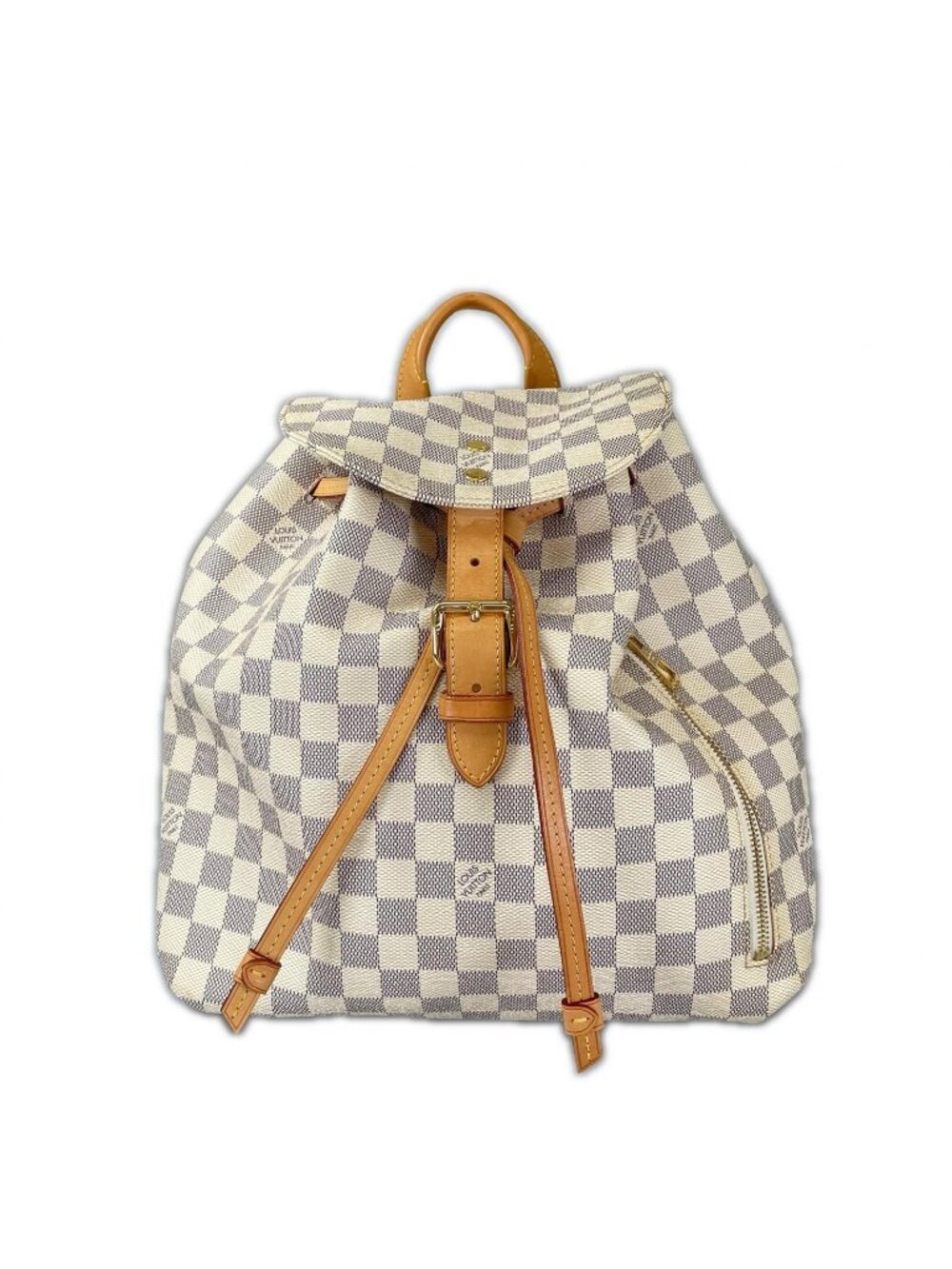 Louis Vuitton Sperone Backpack Damier Azur Canvas White